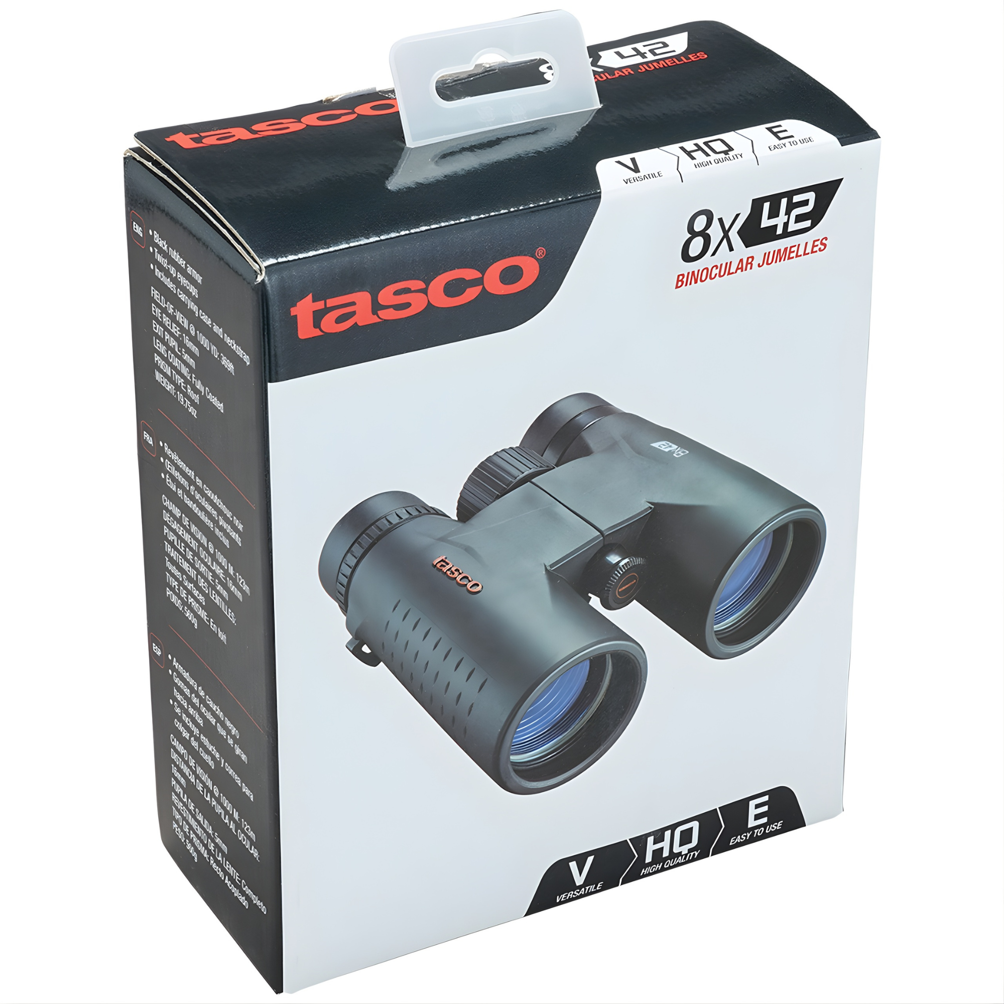 Tasco Essentials Binoculars Black 8x42 TAES8X42