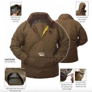 Team Vass 175 Winter Lined Waterproof Smock (Khaki)