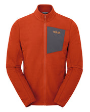 Load image into Gallery viewer, Rab Men&#39;s Tecton Full Zip Fleece (Red Clay)
