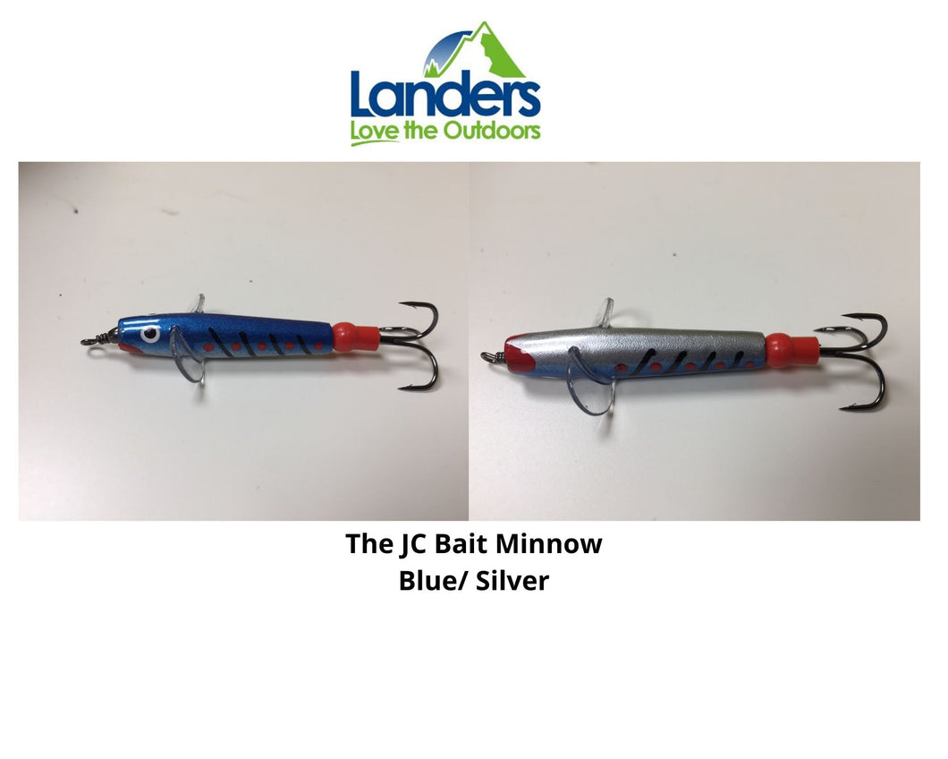 The JC Bait Minnow Lure (Size: 1.5in)(Blue/Silver)