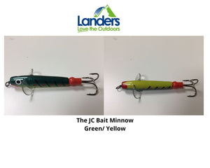 The JC Bait Minnow Lure (Size: 1.5in)(Green/Yellow)