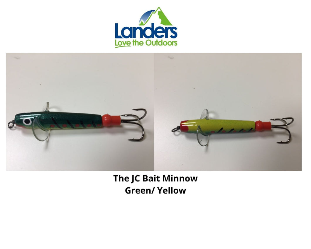 The JC Bait Minnow Lure (Size: 1.5in)(Green/Yellow)