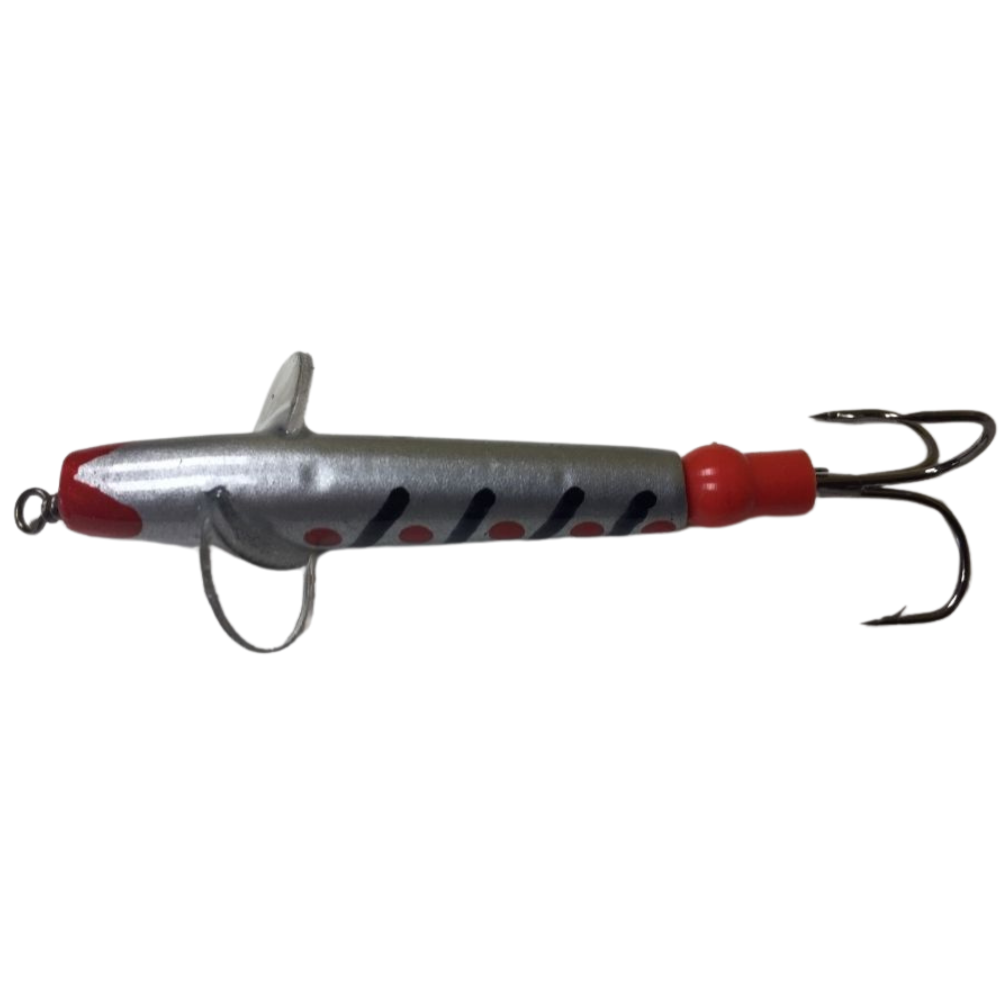 The JC Bait Minnow Lure (Size: 1.5in)(Silver/Black Stripes)