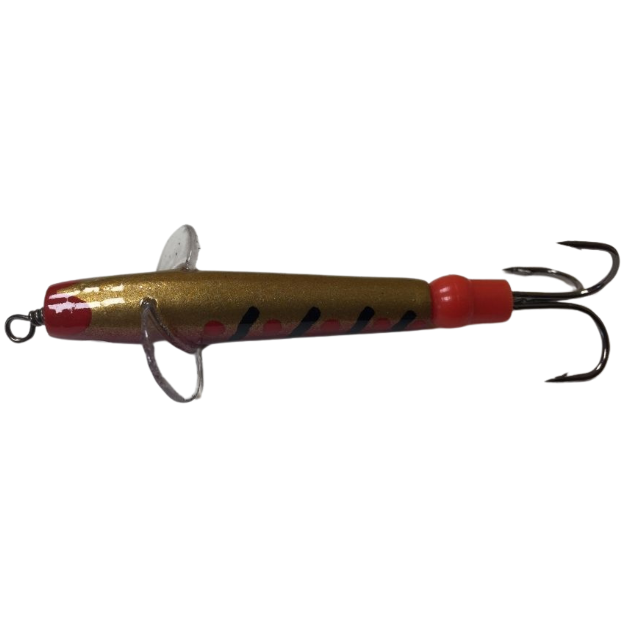 The JC Bait Minnow Lure (Size: 1.25in)(Red/Gold)