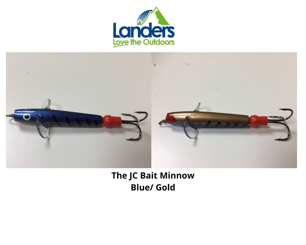 The JC Bait Minnow Lure (1.75in)(Blue/Gold)