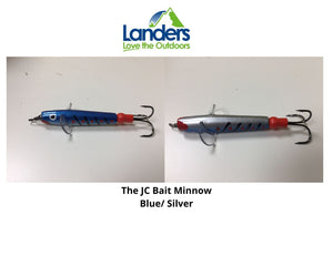The JC Bait Minnow Lure (1 3/4in)(Blue/Silver)