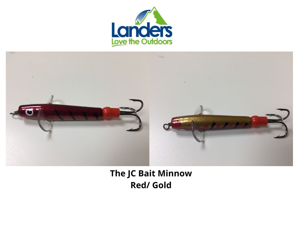 The JC Bait Minnow Lure (Size: 2.5in)(Red/Gold)