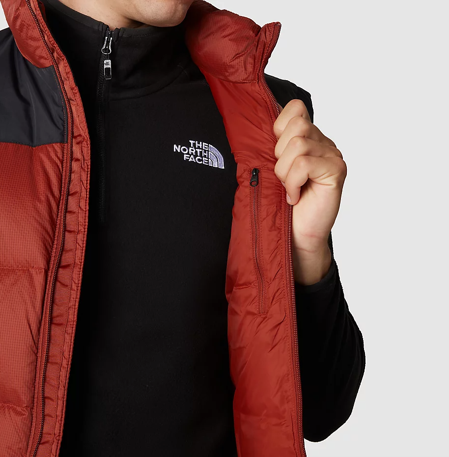 North face hooded vest 2025 mens