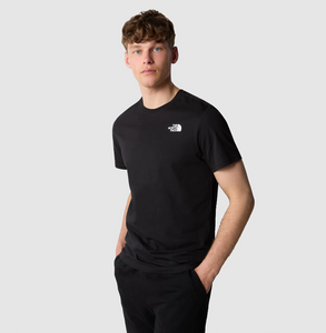 The North Face Men's Short Sleeve Red Box Tee (Black)