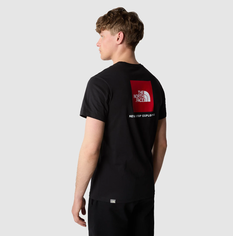 North face t store shirt red box