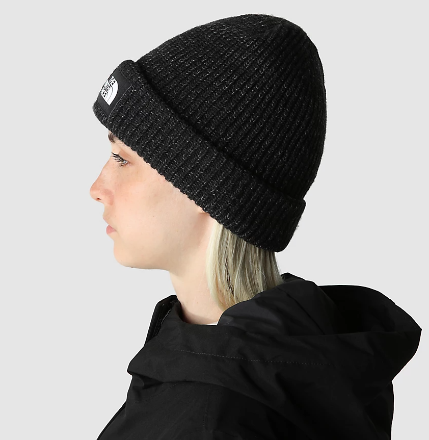 North face salty shop dog beanie black