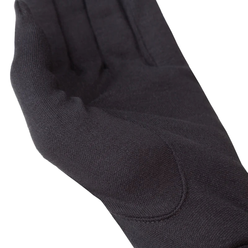 Trekmates Unisex Silk Touch Liner Gloves (Black)