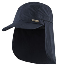 Load image into Gallery viewer, Trekmates Unisex Atacama Travel UP40+ Sun Hat (Navy)
