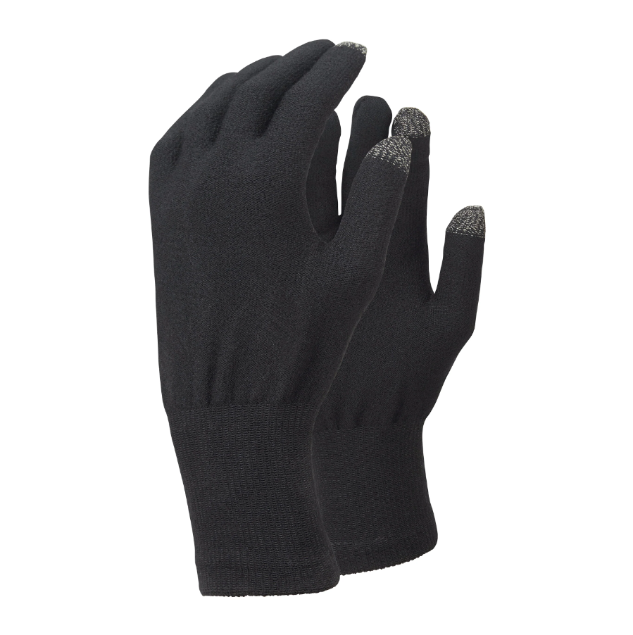Trekmates Unisex Merino Touch Gloves (Black)