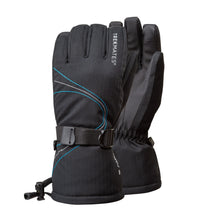 Load image into Gallery viewer, Trekmates Women&#39;s Mogul DRY Waterproof Insulated Ski Gloves (Black)
