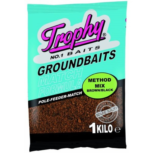 Trophy Method Mix Fish Meal (1kg)(Brown/Black)