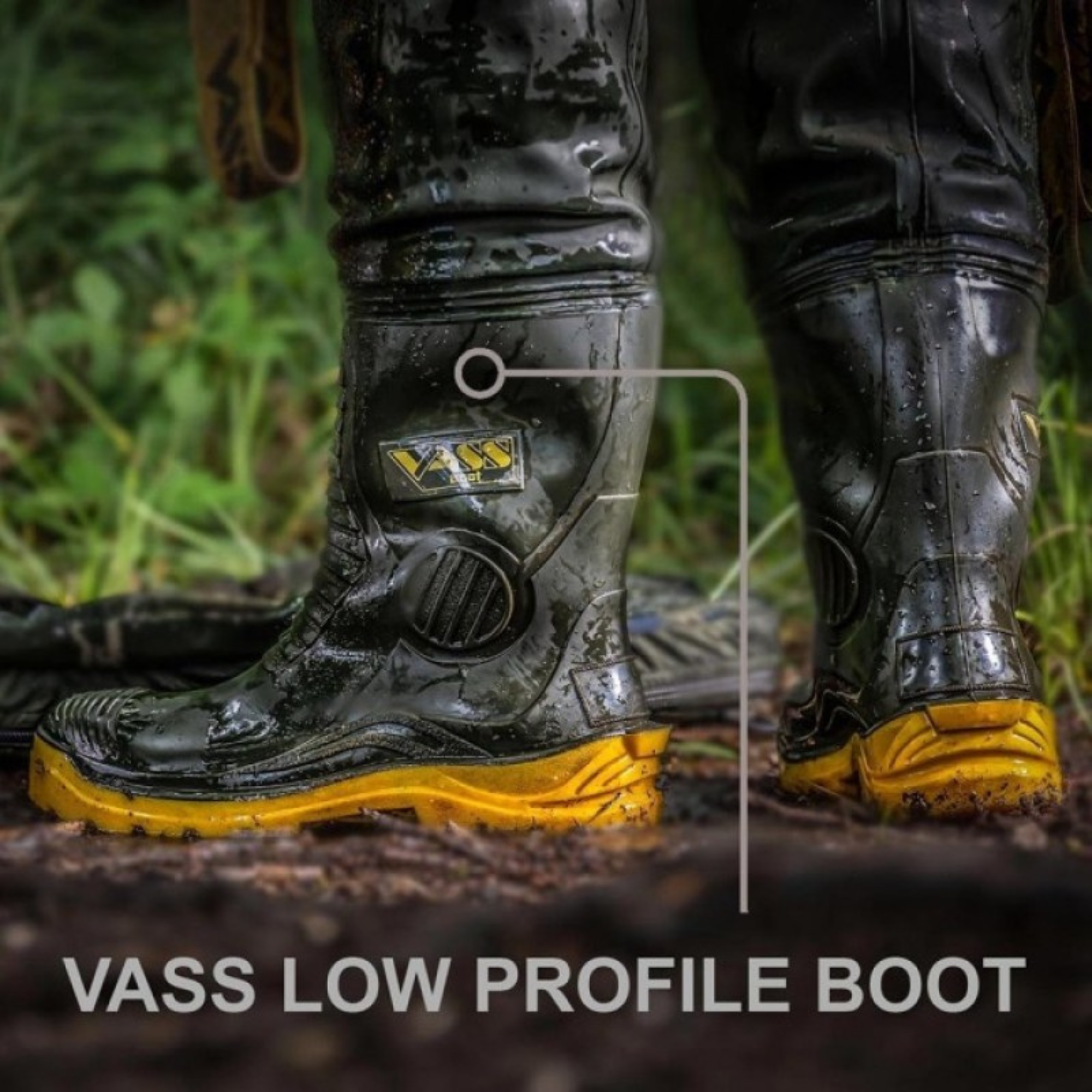 Vass Unisex Vass-Tex 700 Edition Bootfoot Non Studded Chest Waders (Green)