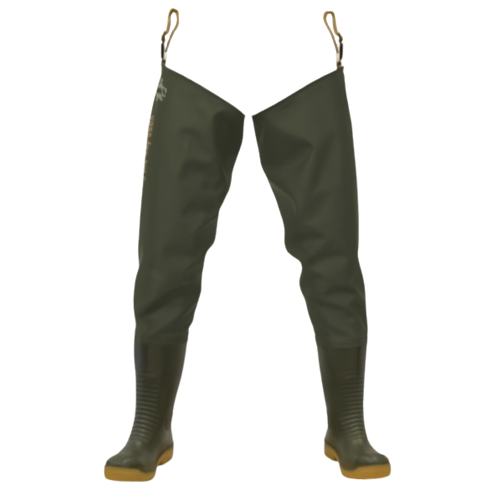 Vass Unisex Vass-Tex 700 Bootfoot Non Studded Thigh Waders (Green)