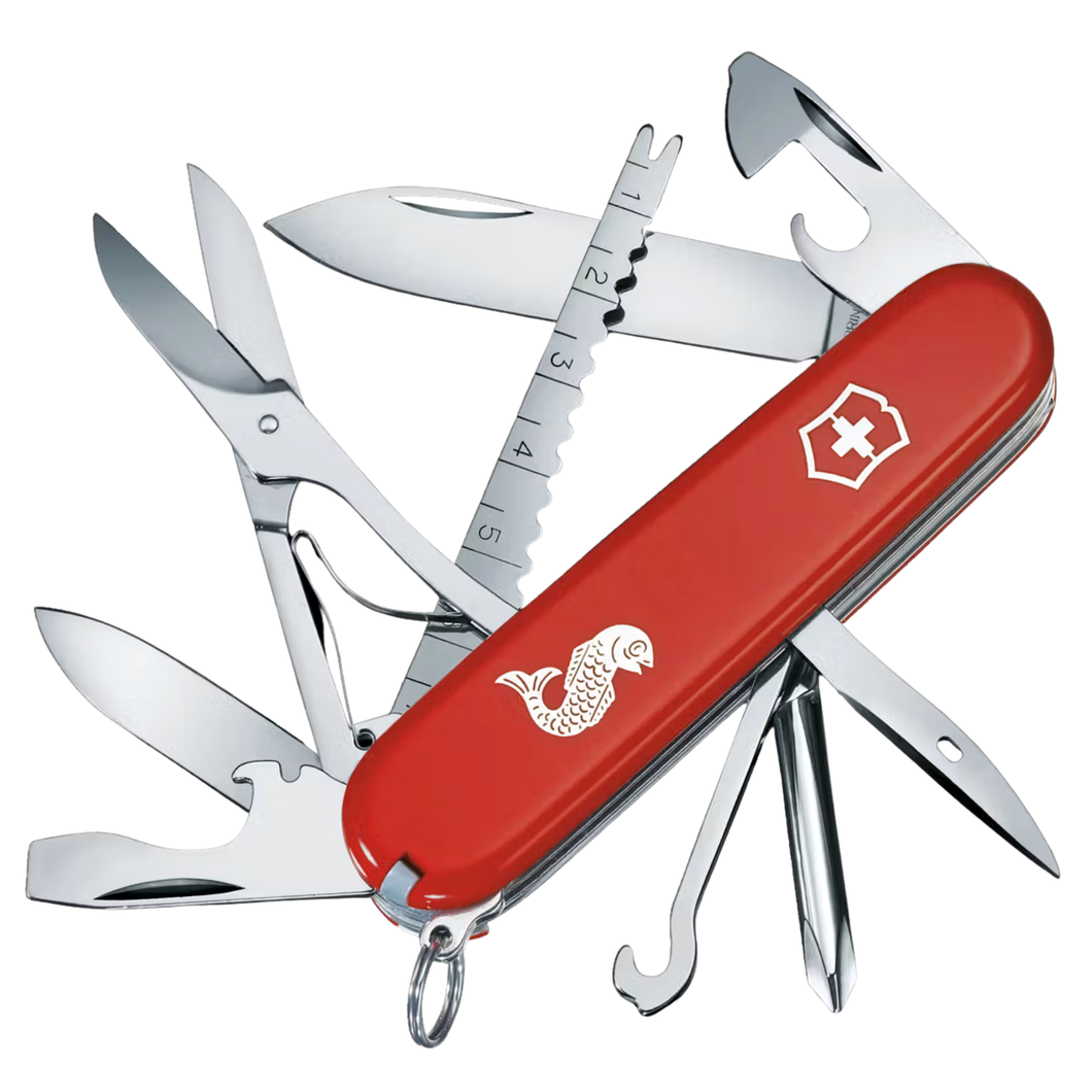 Victorinox Swiss Army Knife: Fisherman (Red)(18 Tools)
