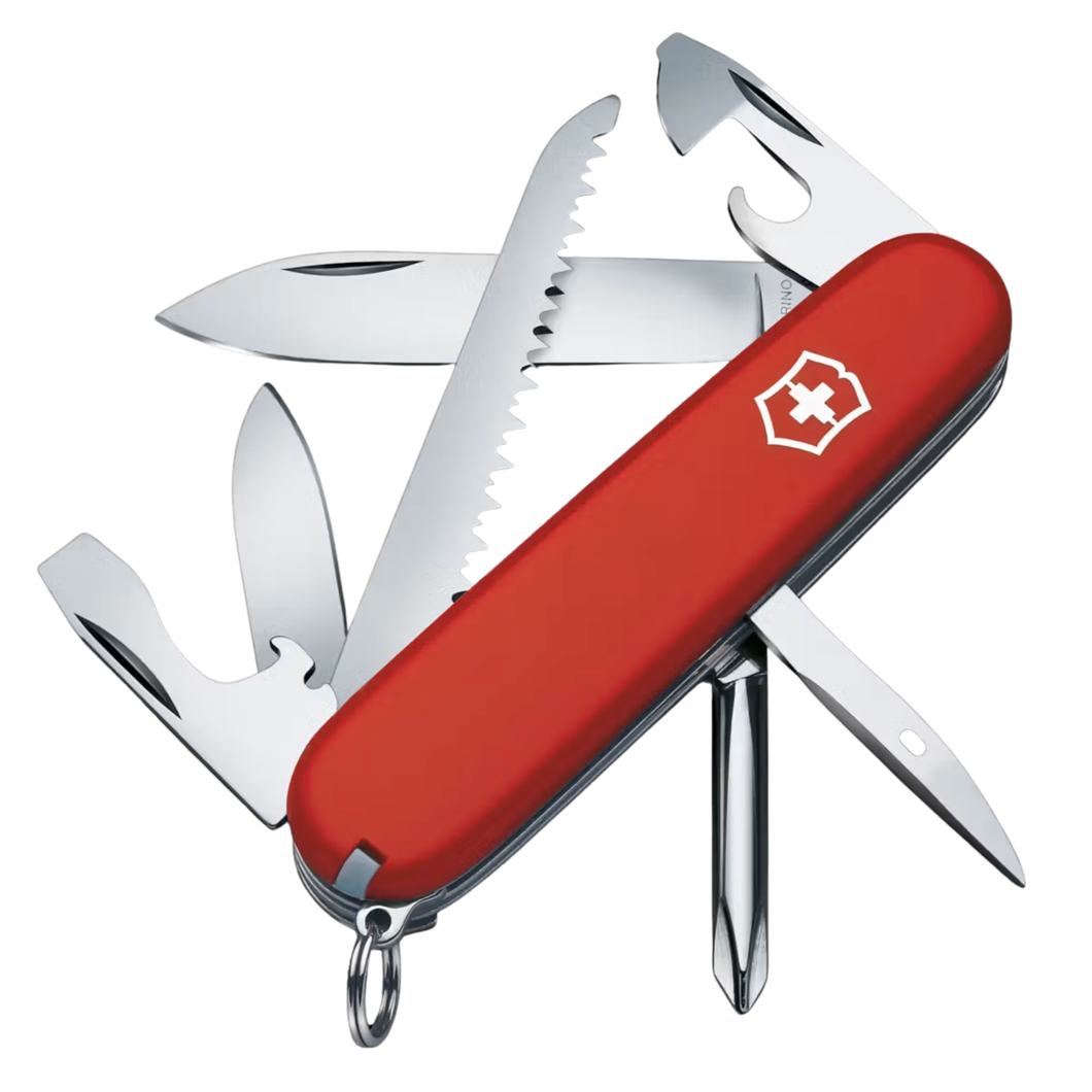 Victorinox Swiss Army Knife: Hiker (Red)(13 Tools)
