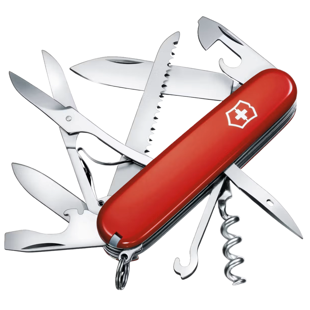 Victorinox Swiss Army Knife: Huntsman (Red)(15 Tools)