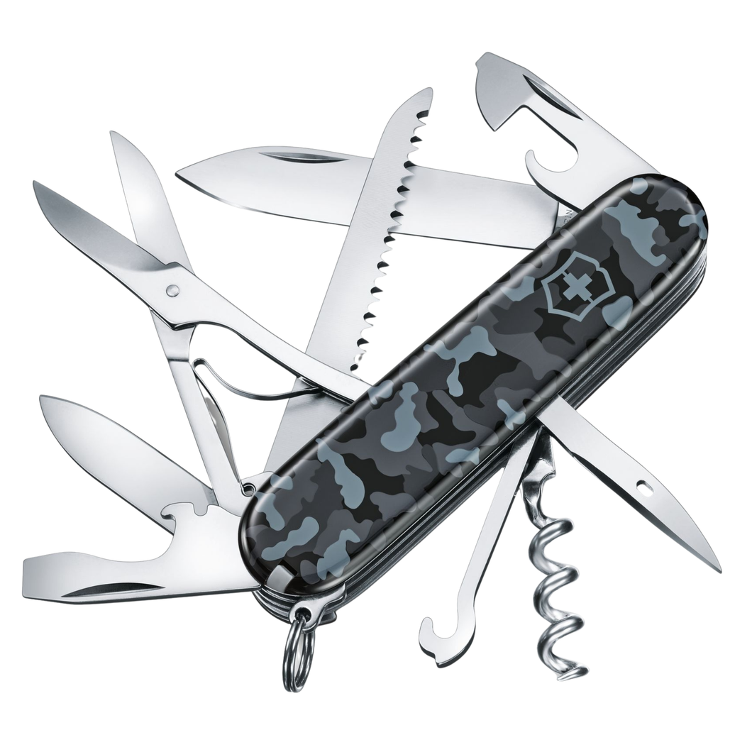 Victorinox Swiss Army Knife: Huntsman (Navy Camo)(15 Tools)