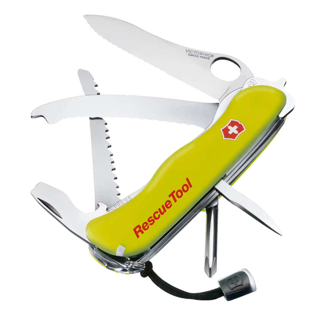 Victorinox Swiss Army Knife: Rescue Tool MW (Phosphorescent Yellow)(13 Tools)