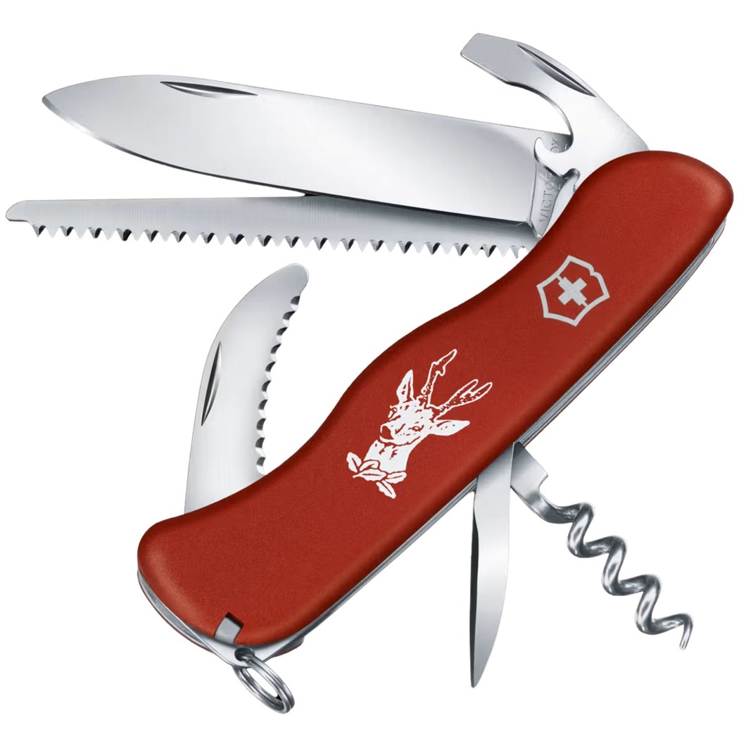 Victorinox Swiss Army Knife: Hunter (Red)(12 Tools)