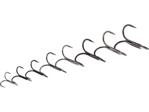 Westin Black Nickel Treble Hooks (#2)(6 Pack)