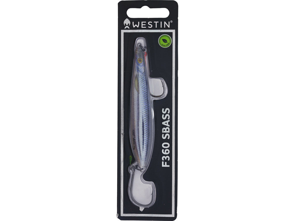 Westin F360 SBass Lead Free Metal Lure (7.5cm/16g)(Real Sprat)