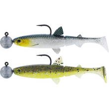 Load image into Gallery viewer, Westin Hypoteez Shadtail R n R Soft Lure (9cm/7g/#4/0)(Clear Water Mix 12)(2 Pack)
