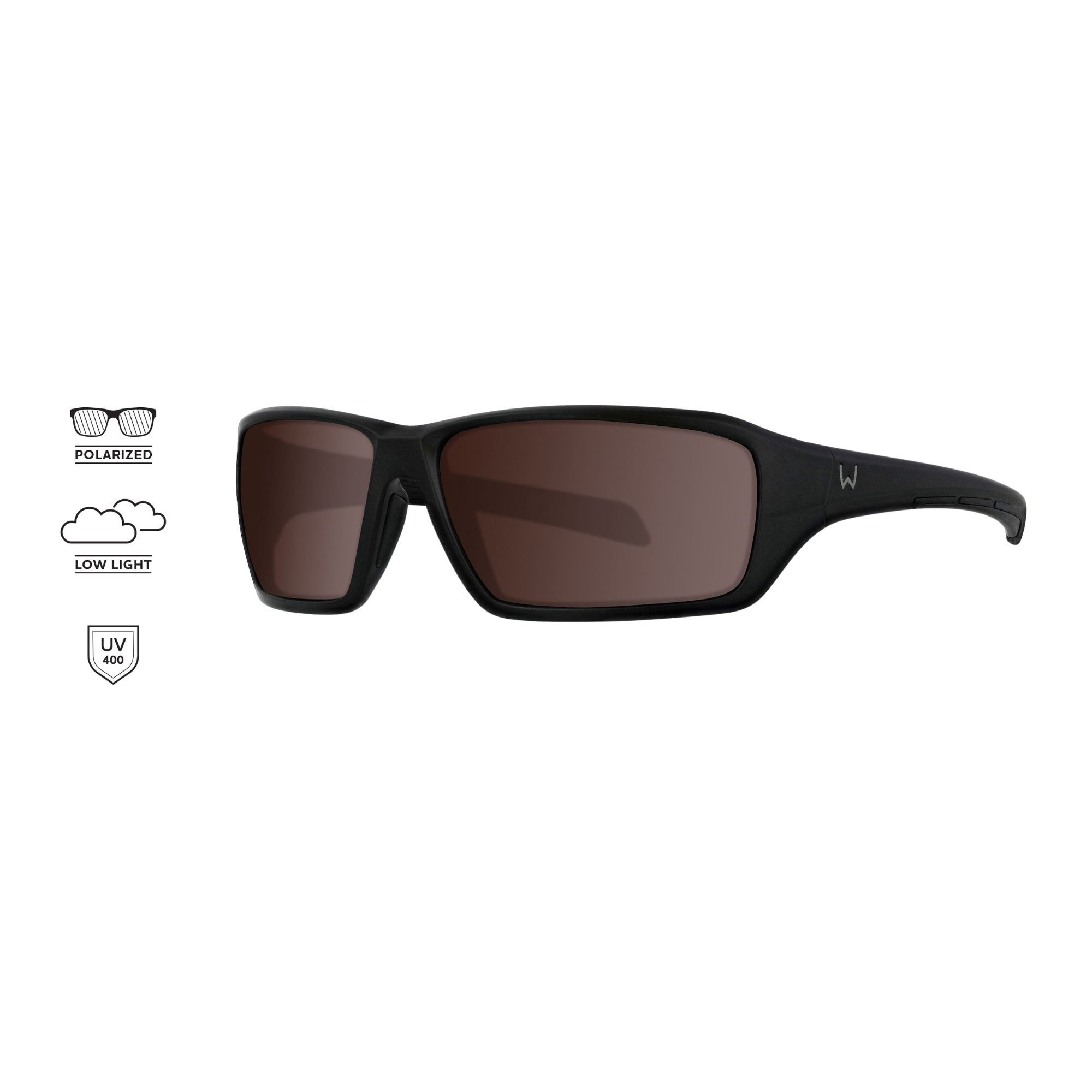 Westin Sport 15 Polarized Sunglasses Matte Black Lens Base Rose Anti-Reflex Purple K02-723