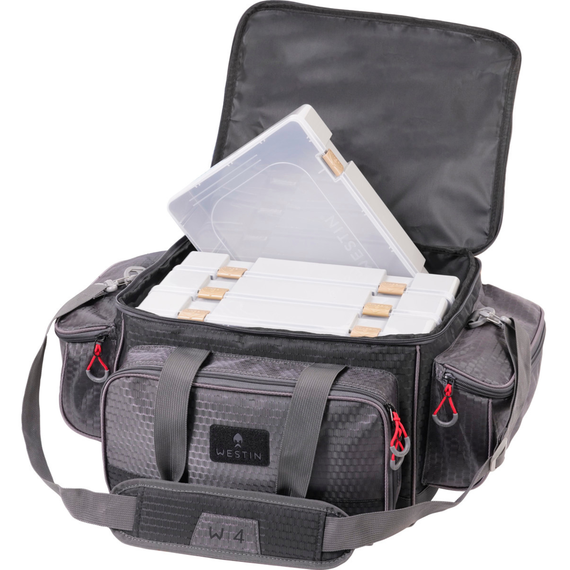 Westin W4 Jumbo Lure Loader + 4 Tackle Boxes (Large)(Titanium Black)