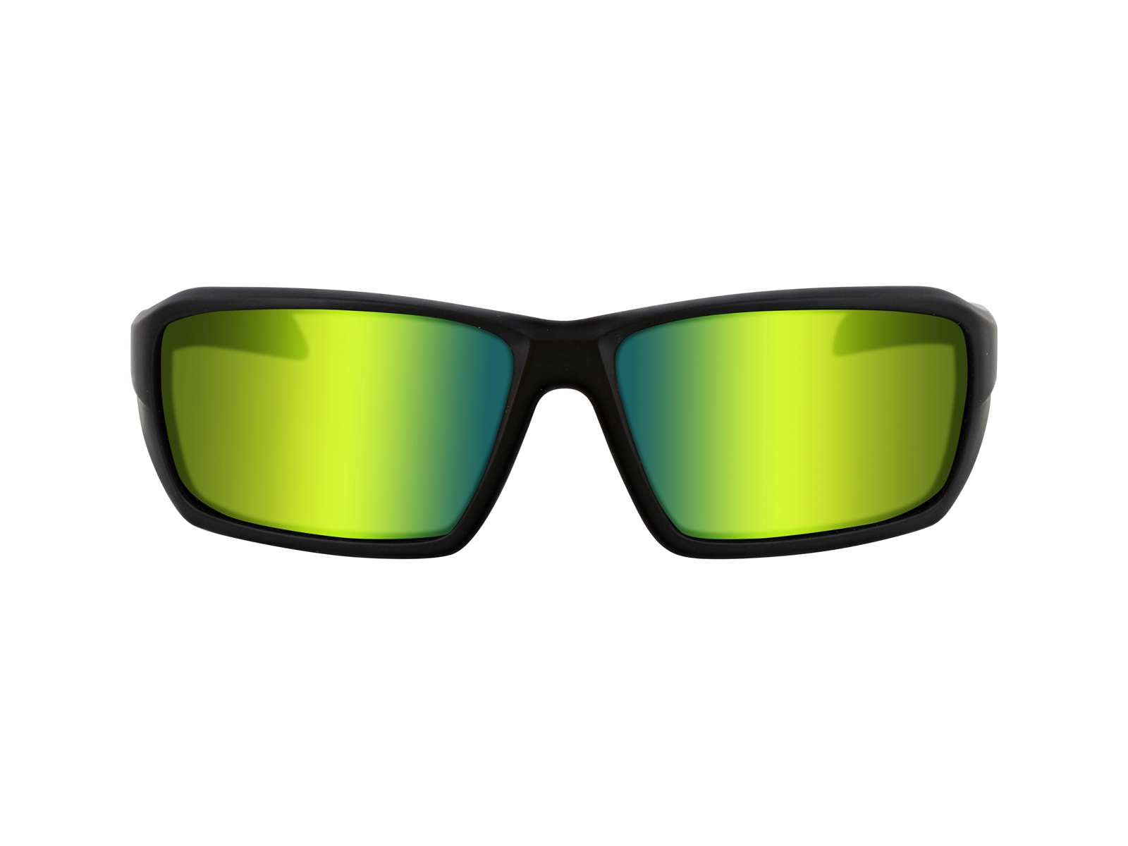 Westin W6 Sport 15 Polarized Sunglasses (Matte Black/Lens Base Green/Lens Mirror Green/Anti-Reflex Green)