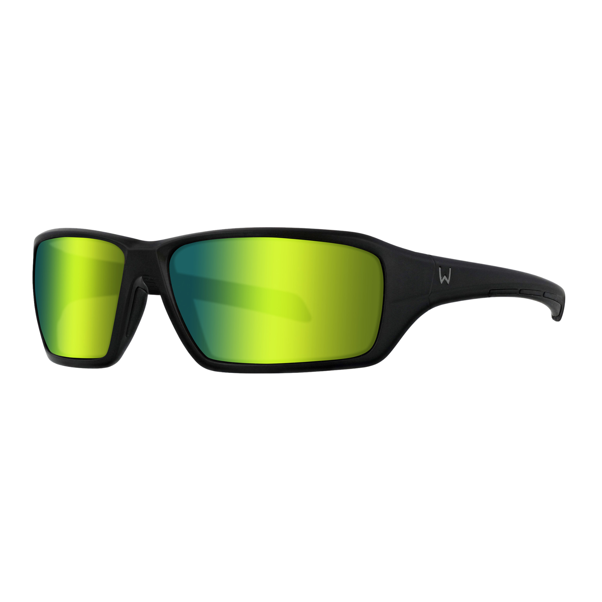Westin W6 Sport 15 Polarized Sunglasses Matte Black Lens Base Green Lens Mirror Green Anti-Reflex Green K02-722