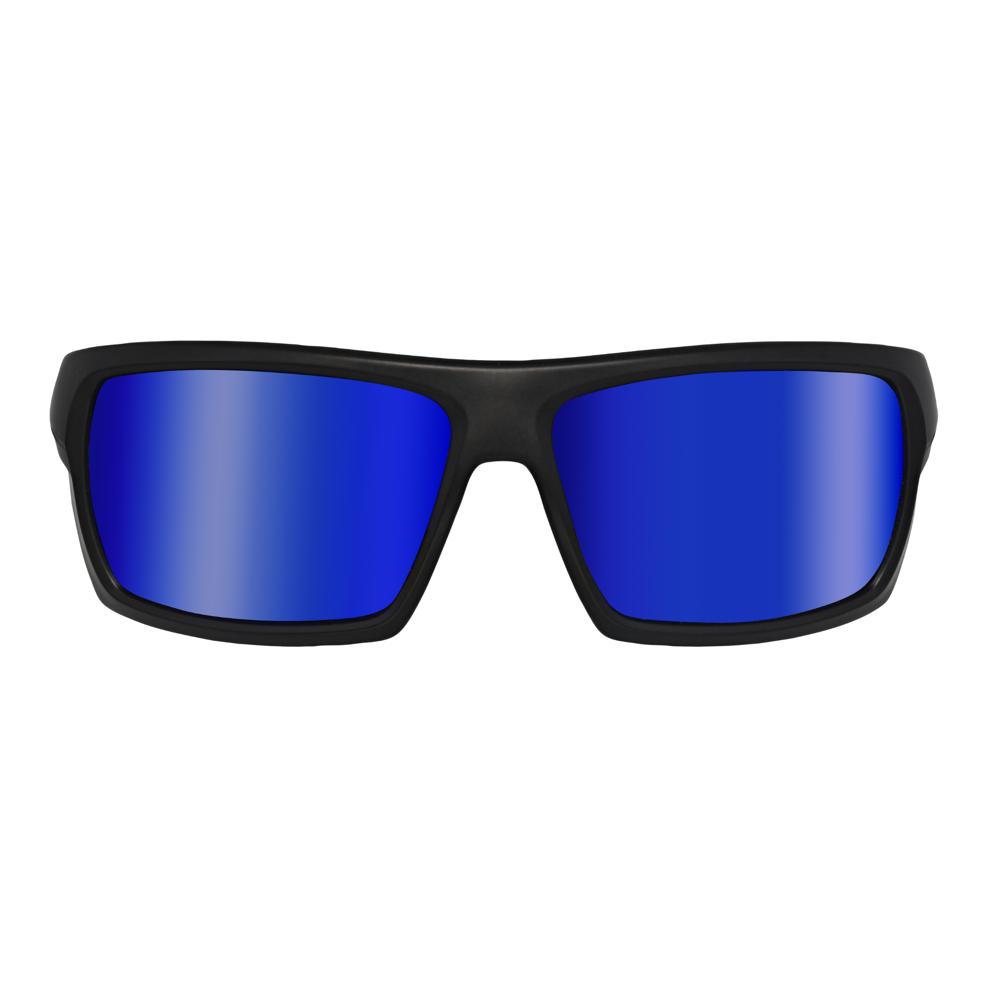 Westin W6 Sport 30 Polarized Sunglasses Matte Black Lens Base Yellow Smoke Lens Mirror Blue Anti-Reflex Blue K08-720-OS3