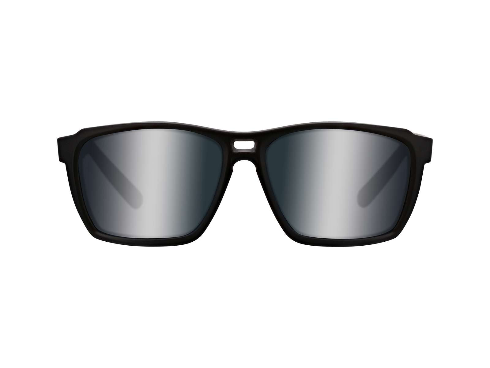 Westin W6 Street 150 Polarized Sunglasses (Matte Black/Lens Base Smoke/Lens Mirror Blue White/Anti-Reflex Blue)