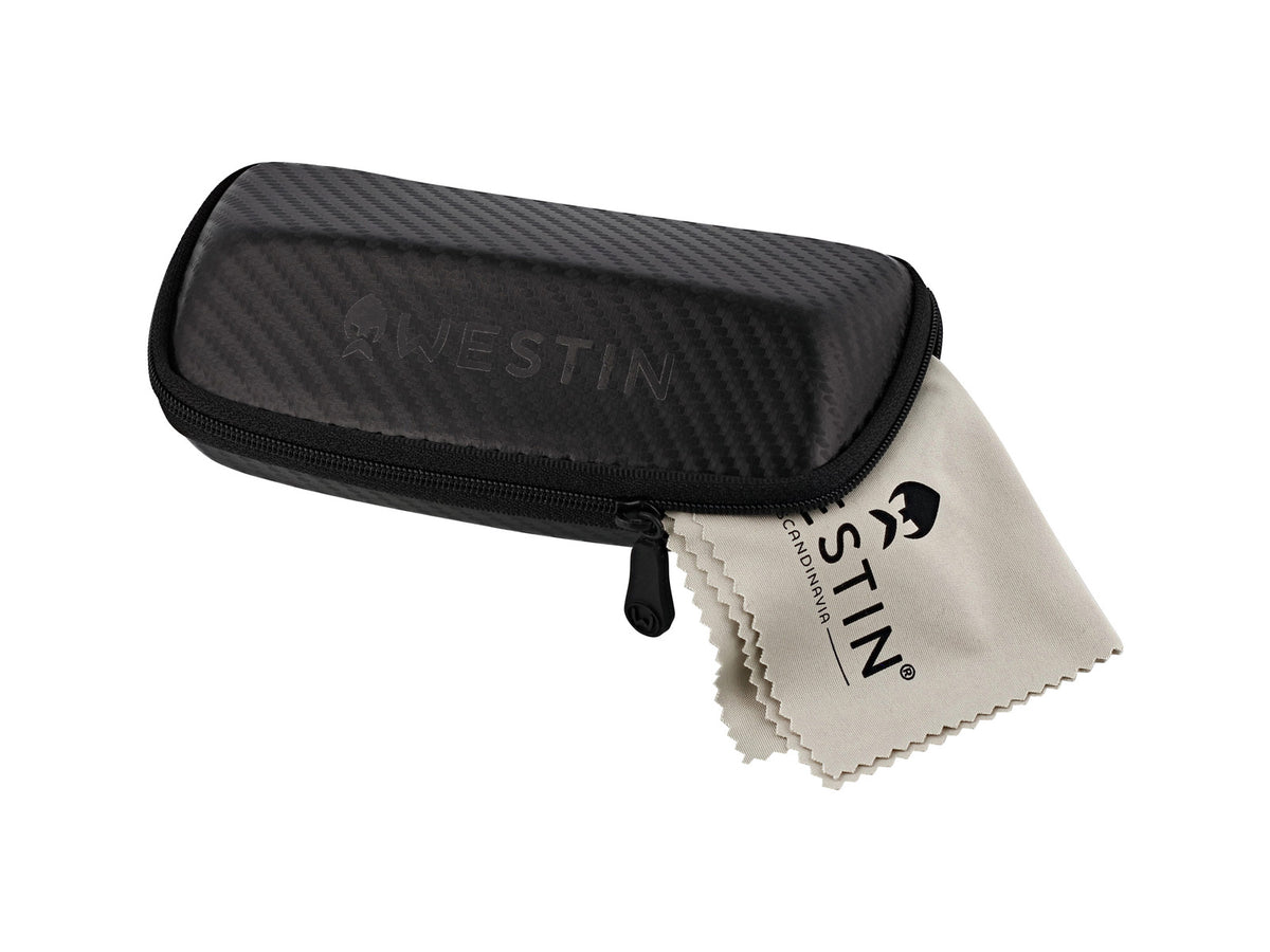 Occhiali Da Pesca Polarizzati Westin W6 Sport 20, Montatura Marrone Opaco, Lenti Giallo Specchio, Categoria 3 UV400