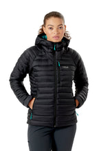 Load image into Gallery viewer, Rab Women&#39;s Microlight Alpine Insulated Down Jacket (Black)
