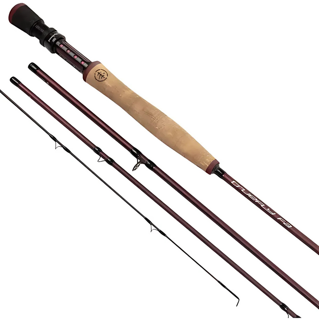Wychwood 9ft/2.7m Truefly FA 4 Section Fly Fishing Rod (#6)