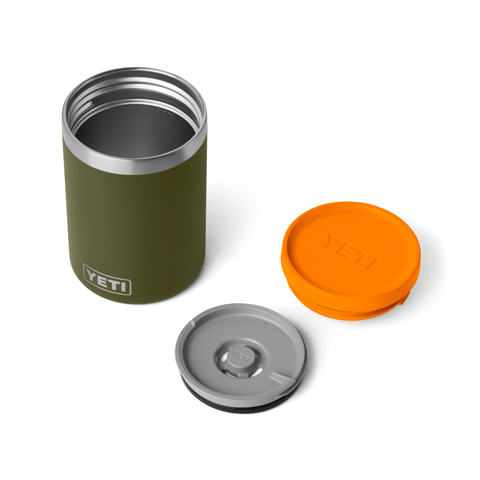 Yeti Rambler 16oz 473ml Insulated Food Jar with MagVent Lid Olive King Crab Orange 70000007291 Yeti-RamblerFoodJar-16oz
