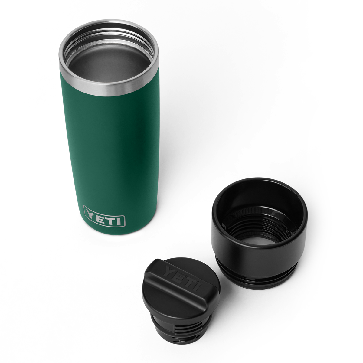 Yeti Rambler 16oz 475ml Insulated Travel Bottle Commuter Lid Black Forest Green 70000004901 Yeti-RamblerBottle-16oz
