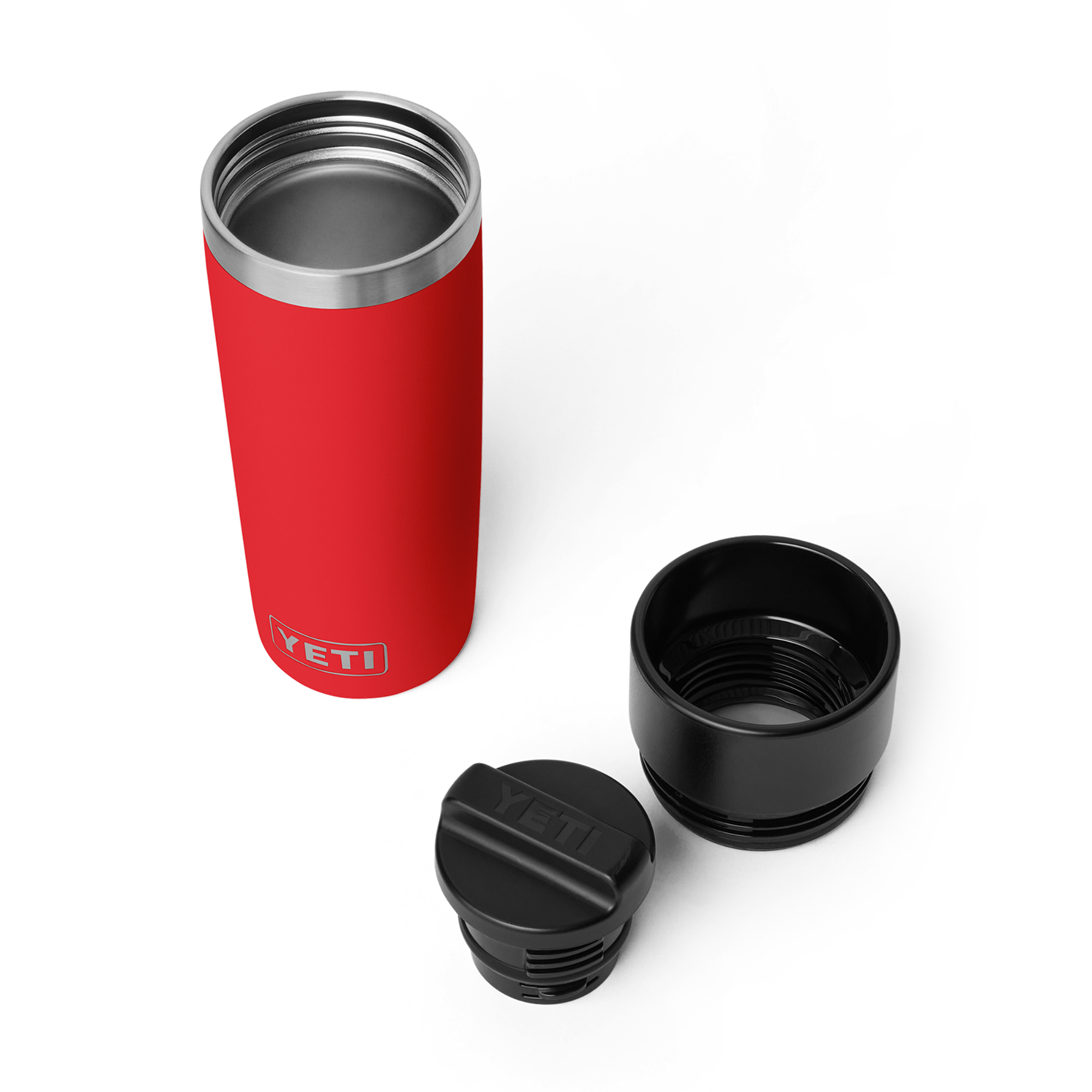 Yeti Rambler 16oz/475ml Travel Bottle with Commuter Cap (Rescue Red)
