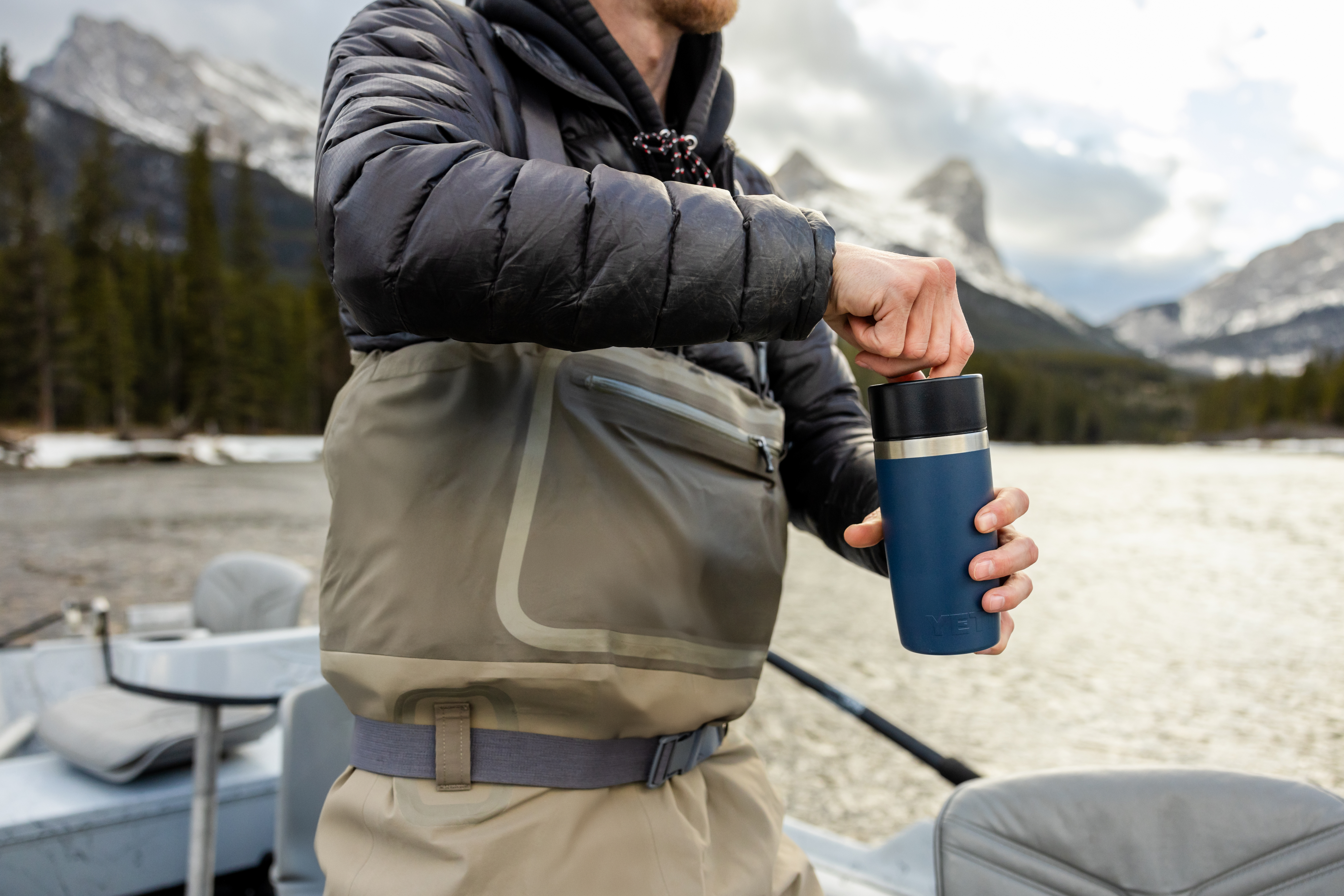 Yeti Rambler 16oz/475ml Travel Bottle with Commuter Cap (Rescue Red)