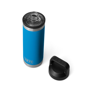 Yeti Rambler Bottle with Chug Cap (18oz/532ml)(Big Wave Blue)