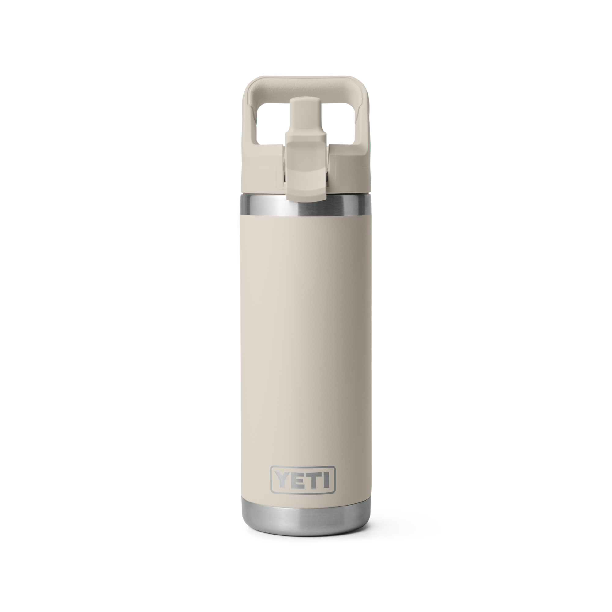 Yeti Rambler 18oz 532ml Insulated Bottle with Colour Matched Straw Cap Cape Taupe 70000003161 Yeti-RamblerStraw-18oz