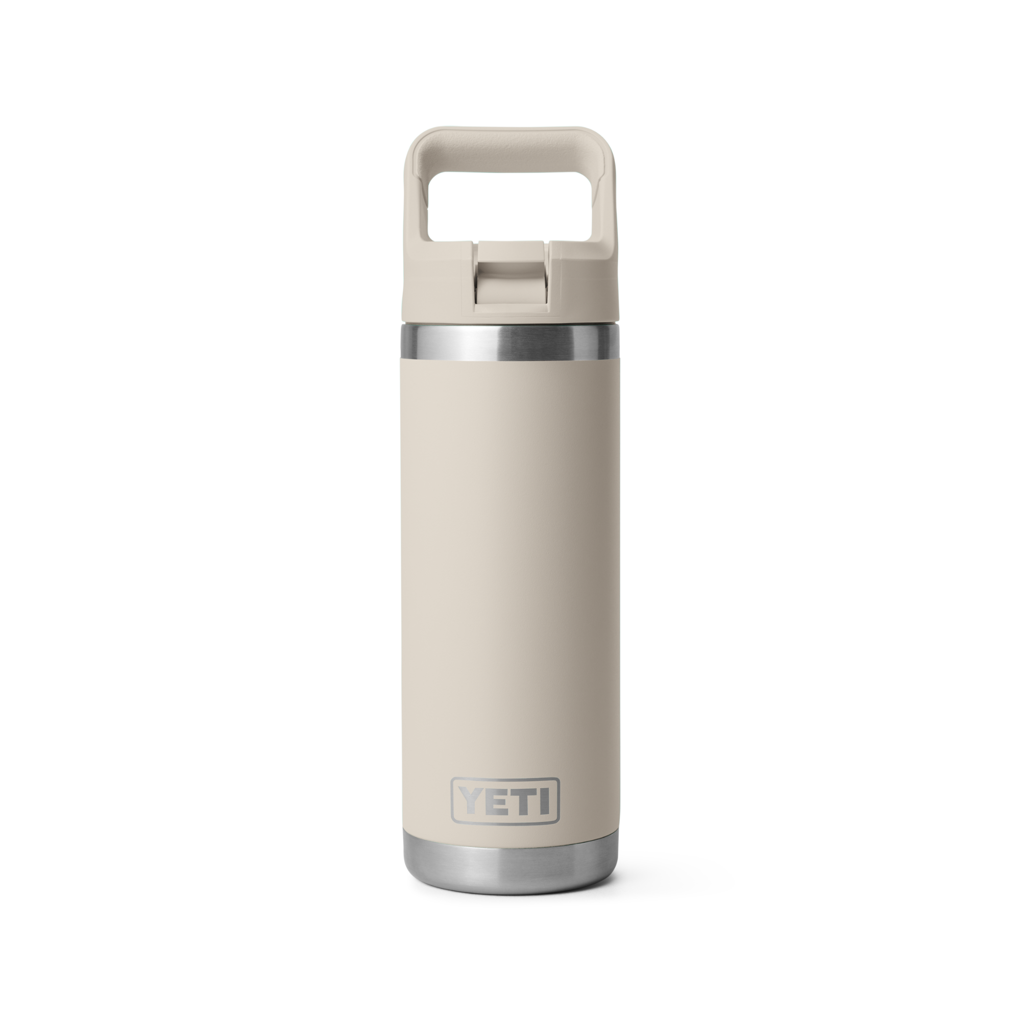 Yeti Rambler 18oz 532ml Insulated Bottle with Colour Matched Straw Cap Cape Taupe 70000003161 Yeti-RamblerStraw-18oz