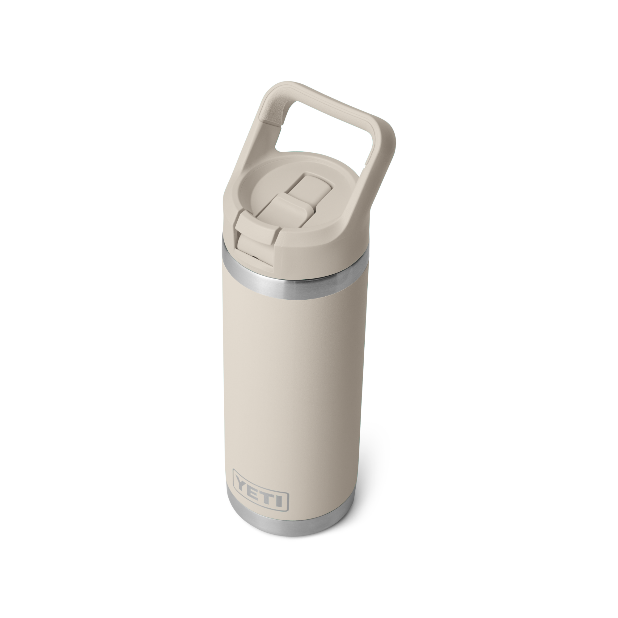 Yeti Rambler 18oz 532ml Insulated Bottle with Colour Matched Straw Cap Cape Taupe 70000003161 Yeti-RamblerStraw-18oz
