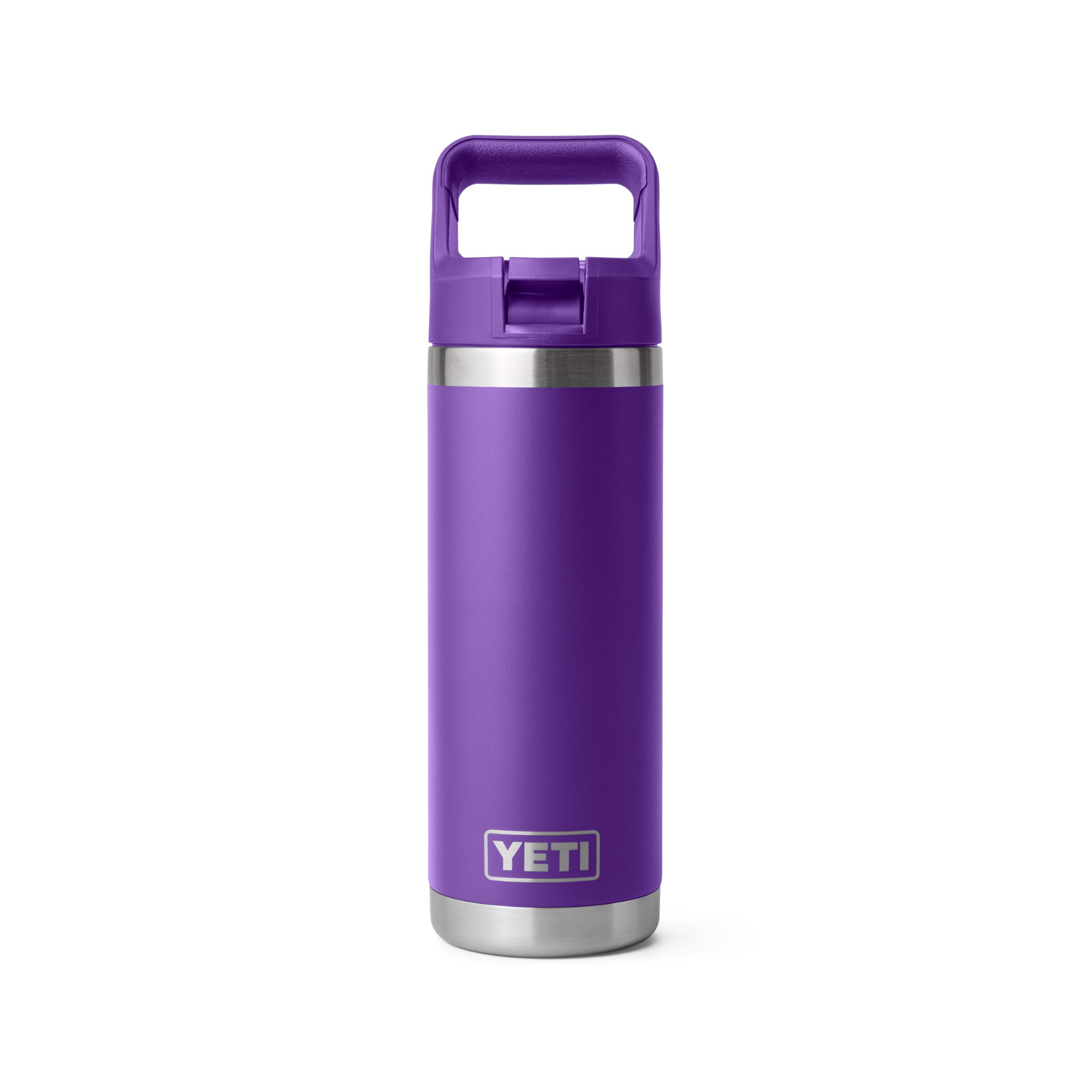 Yeti Rambler 18oz 532ml Insulated Bottle with Colour Matched Straw Cap Pace Purple 70000007319 Yeti-RamblerStraw-18oz