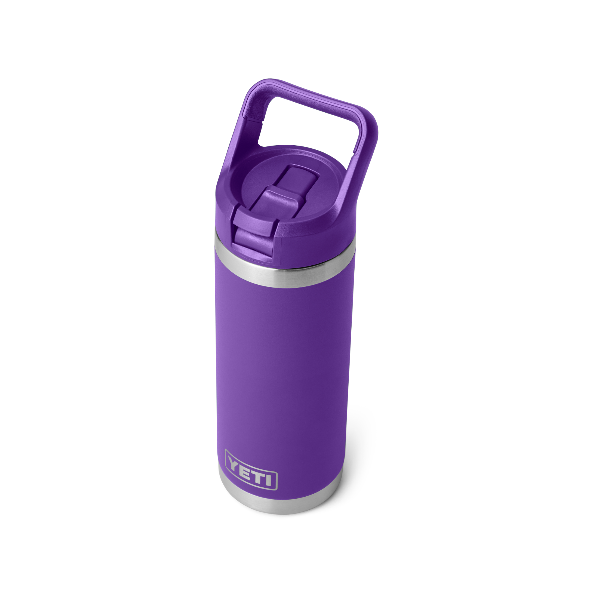 Yeti Rambler 18oz 532ml Insulated Bottle with Colour Matched Straw Cap Pace Purple 70000007319 Yeti-RamblerStraw-18oz